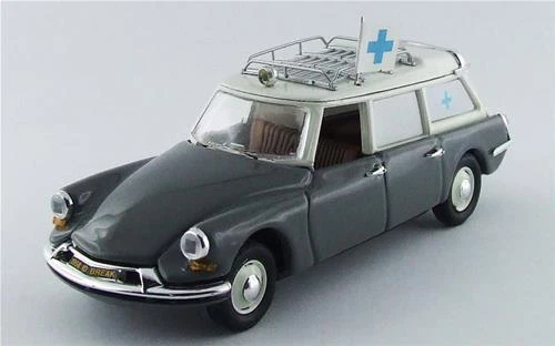 1:43 Rio Citroen Ds 19 Ambulanza Municipale 1962 Grigio/Grey RIO4447 Modellino