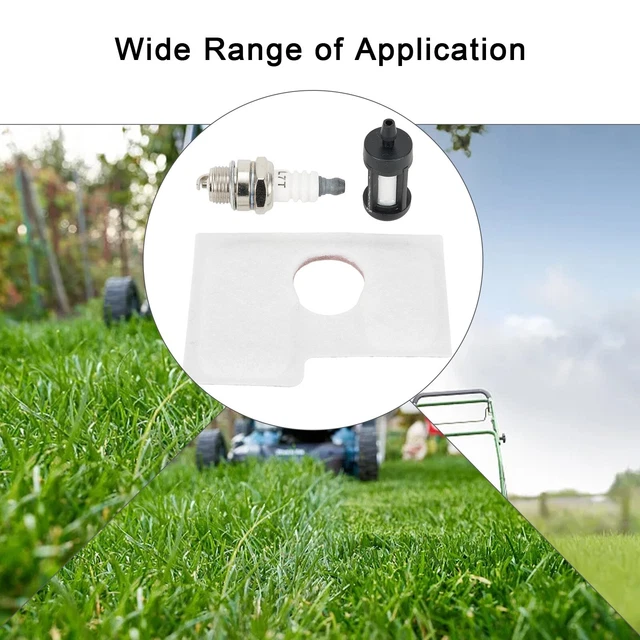 Kit De Réparation Pour Tronçonneuse Stihl MS170/MS180 – Filtre à Air + Bougie D’allumage + Filtre à Carburant – Compatible Références 1130 141 1700 / 0000 350 3500
