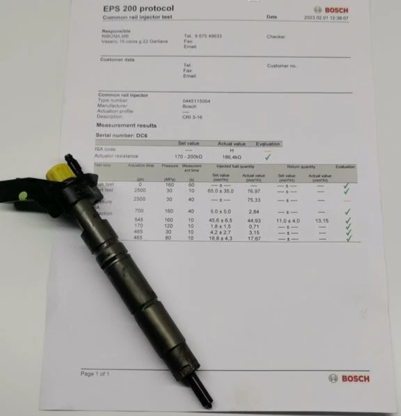 Genuine Used MERCEDES CLS C219 Fuel Injector A6420701387