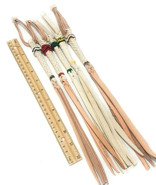 Quirt (chicote) En Cuir Brut Pour équitation - Style Charro Mexicain, NEUF