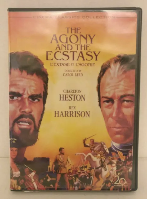 The Agony and the Ecstasy (DVD, 2005, Bilingual) Charlton Heston, Rex Harrison