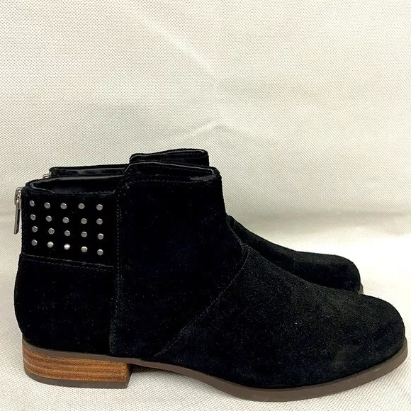 8 Koolaburra Par Ugg Daim Clouté Bottines - Giyah Noir Ru Arrière Solide Chemise