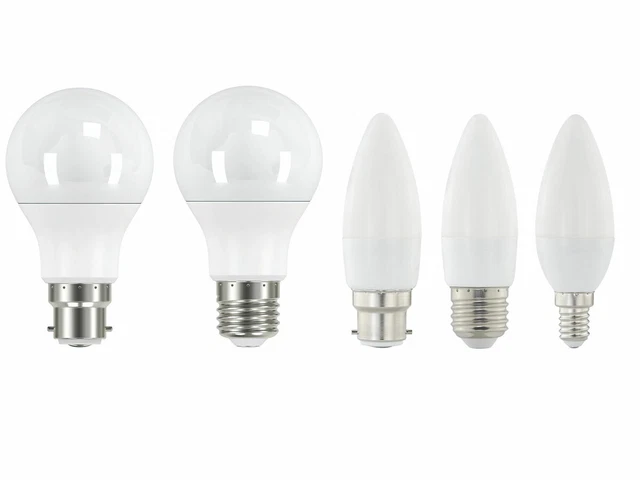 LED Light Bulbs 5W 10W B22 E14 E27 Warm White Cool White GLS Candle Energy Saver