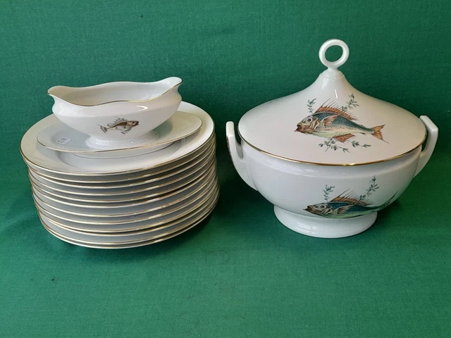 Servizio Da Tavola Primaverile 12 Pezzi - Porcellana Con Coniglietto Pasquale Per 6 Persone - Foto 13