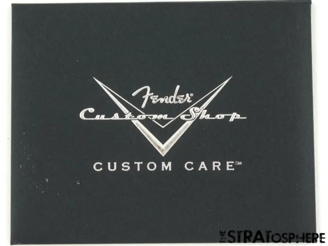 Fender Custom Shop Custom Care Booklet MANUALS TAGS