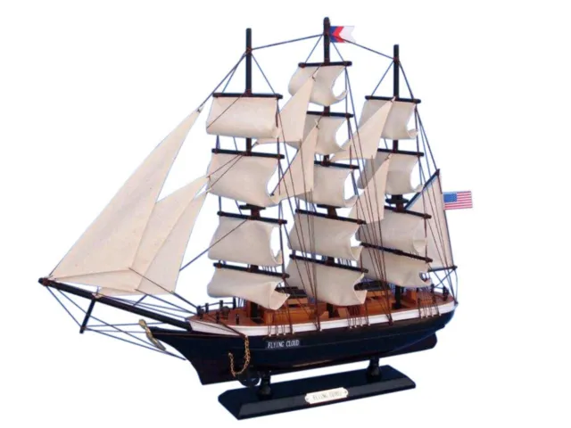 Wooden Flying Cloud Tall Model Clipper Ship 24"