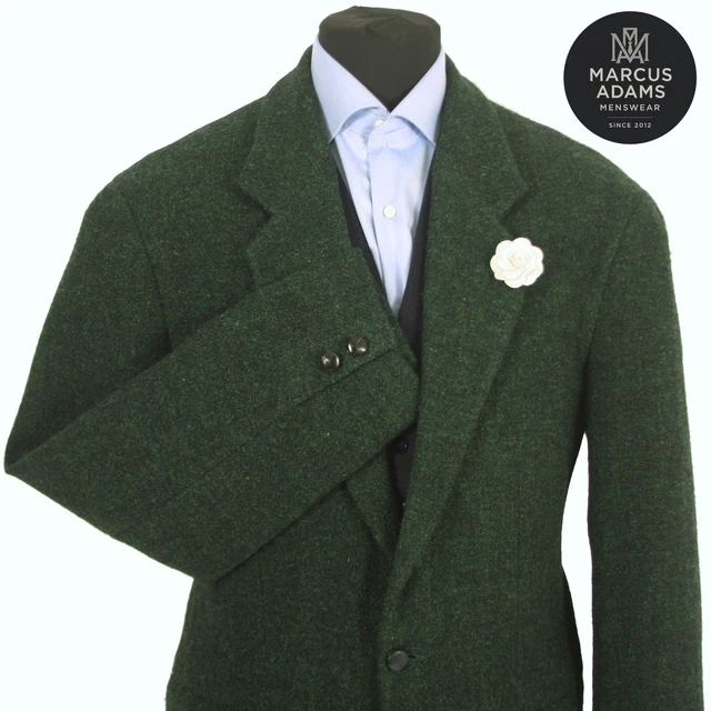 Veste Harris Tweed Homme – Blazer Country Hacking – Gris – Taille 42 – UK