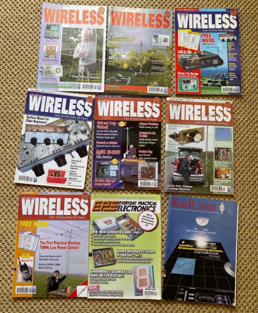 Practical Wireless Magazine Bundle X 7, Rad Com & Everyday Practical Electronics