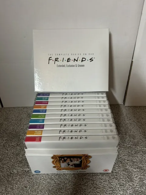 Friends - Series 1-10 - Complete (Box Set) (DVD, 2009). UNWATCHED. FREE P/P