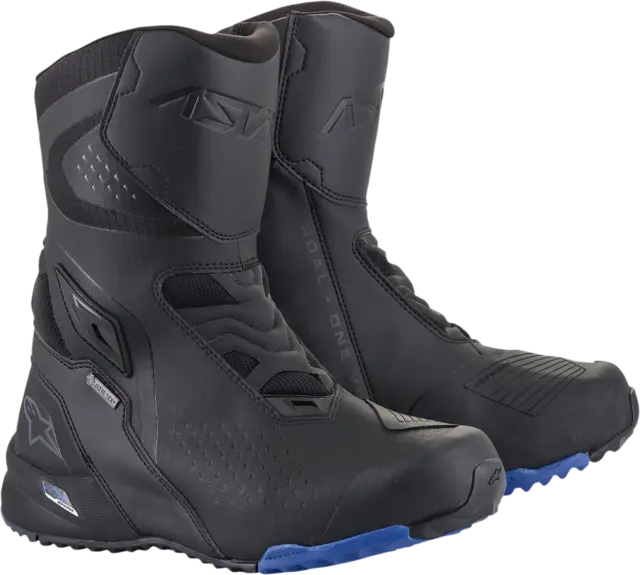 Alpinestars Black/Blue RT-8 Gore-Tex Boots - US 6 - EU 38 - 2335422-17-38