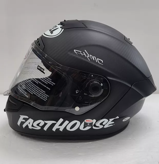 BELL Race Star Flex DLX Helmet (Fasthouse Street Punk Matte Black) Medium
