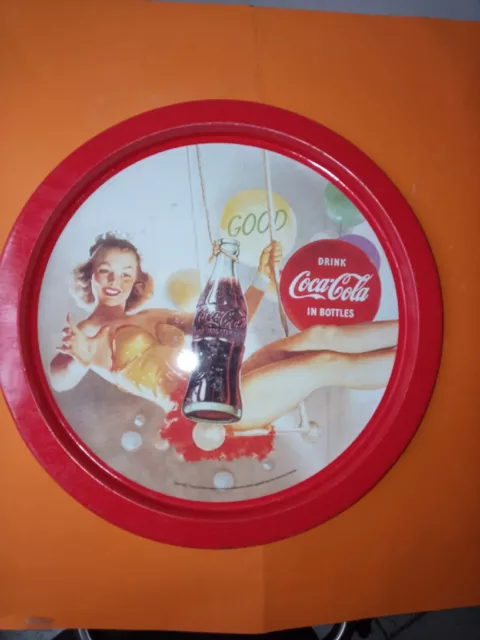 Vassoio Coca Cola Vintage In Latta Condizioni Come Da Foto