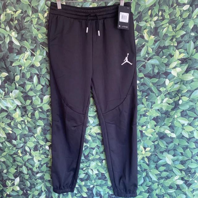 NWT Nike Air Jordan Boys YXL Black Basketball Jogger SweatPants XL Pants Youth