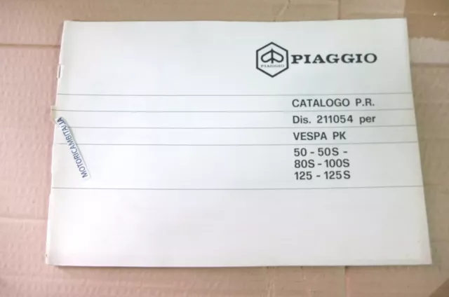 pk 50 80 125 S100 catalogo ricambi originale spare part catalogue VESPA