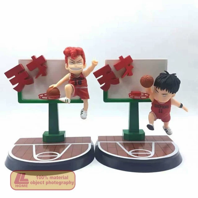 Anime Slam Dunk Hanamichi & Rukawa 2pcs Set Funny Figure Toy Gift Cake Topper