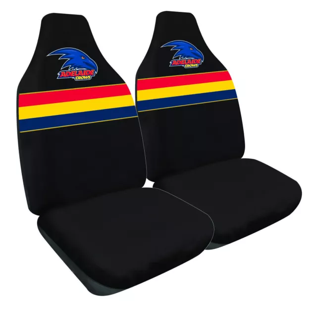 ADELAIDE CROWS Official AFL Seat Covers Airbag Compatible Universal Fit