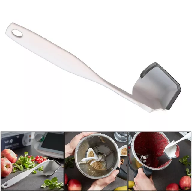 Versatile Kitchen Accessory Elastic Lip Rotating Spatula for Thermomix