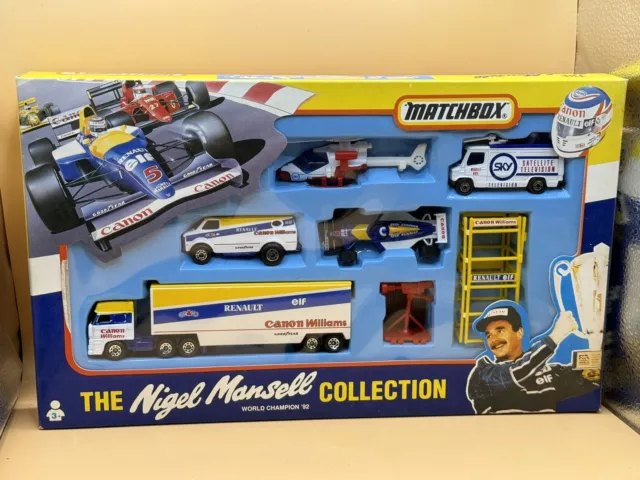 Vintage Diecast Matchbox Convoys  Gift Set Nigel Mansell 1992 Formula One F1