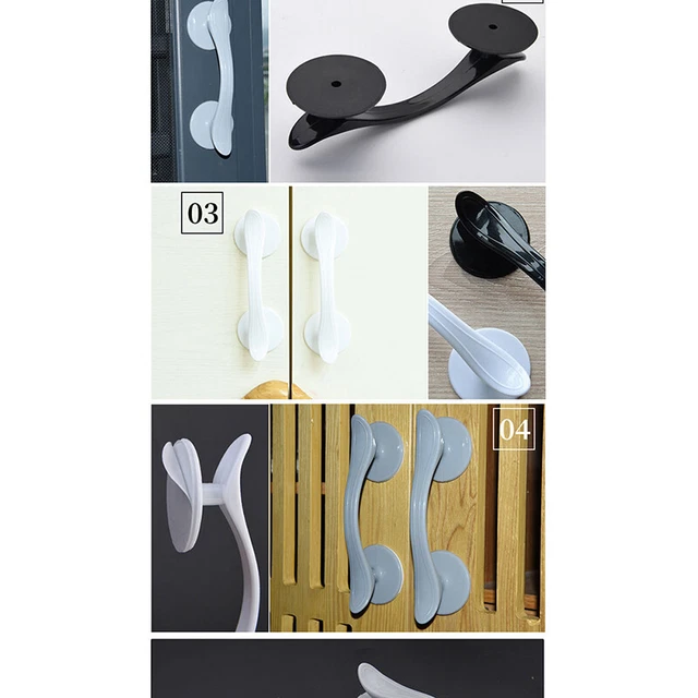 ABS Safety Armrest Door Handle Shower Room Bathroom Toilet Non-slip HandleOR#w#