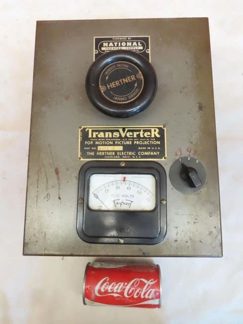 Vintage National Theatre Supply TransVerter Projector Rheostat Electric Switch