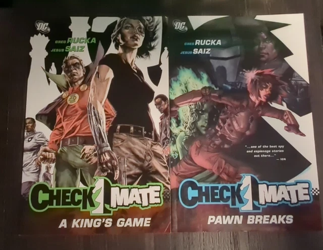 Checkmate by Greg Rucka Vol 1 & 2 TPB Lot Bundle DC Comics Graphic Novel Omac