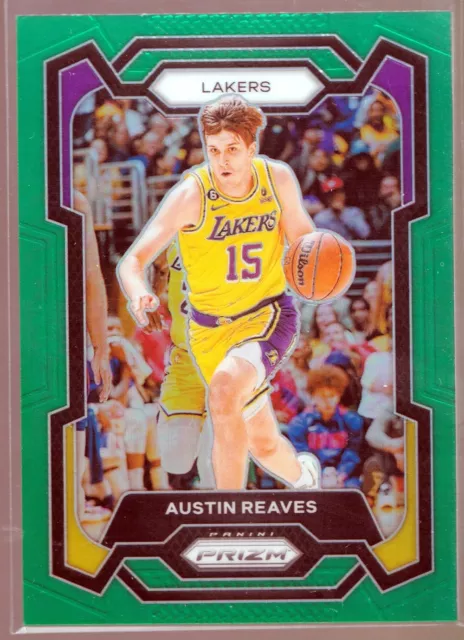 2023-24 Panini Prizm Prizms Green #76 Austin Reaves