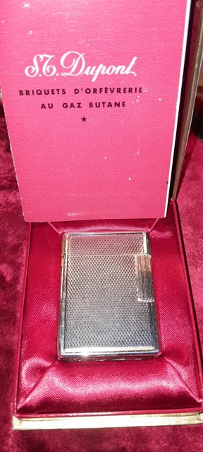 Clip Cravate Authentique S.T. Dupont – Dans Sa Boîte D'origine – Occasion De Collection