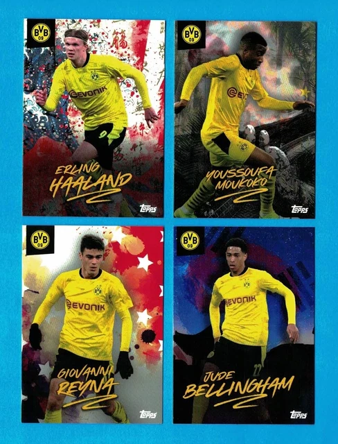 Set Carte Topps Borussia Dortmund 2024-25 – Scatola Da 30 Carte Con Autografi E Reliquie