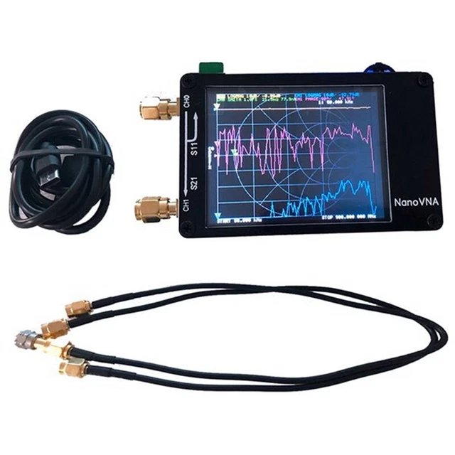 VNA 2.8 Inch LCD HF VHF UHF UV Vector Analyzer 50KHz - 900MHz S2D8