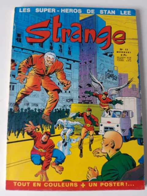 Strange N° 11 Du 5 Novembre 1970 Les Super Héros De Stan Lee