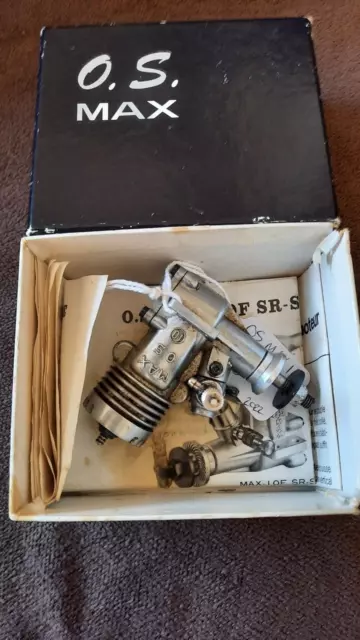 Vintage OS MAX 10F SR RC Nitro Engine, Aeroplane Engine, Plane Engine in box