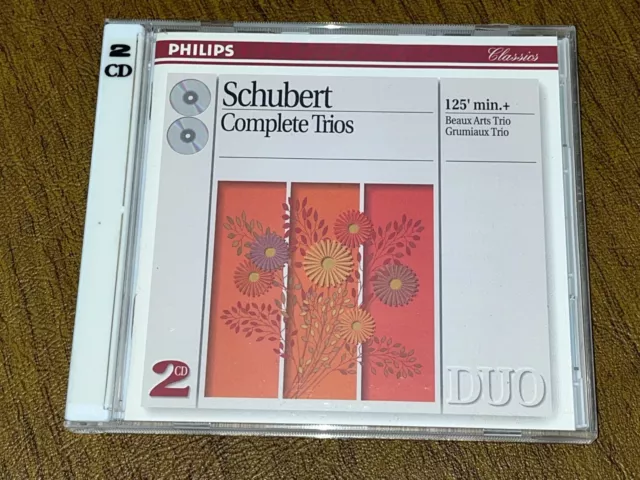 Beaux Arts & Grumiaux Trios-Schubert:complete Trios/Orig Philips Duo 2Cd-Usa