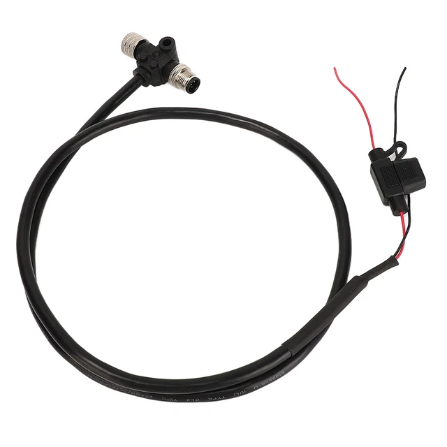 Câble Backbone Terminator NMEA 2000 T Avec Fusible 3A 1m Universel Pour Réseaux