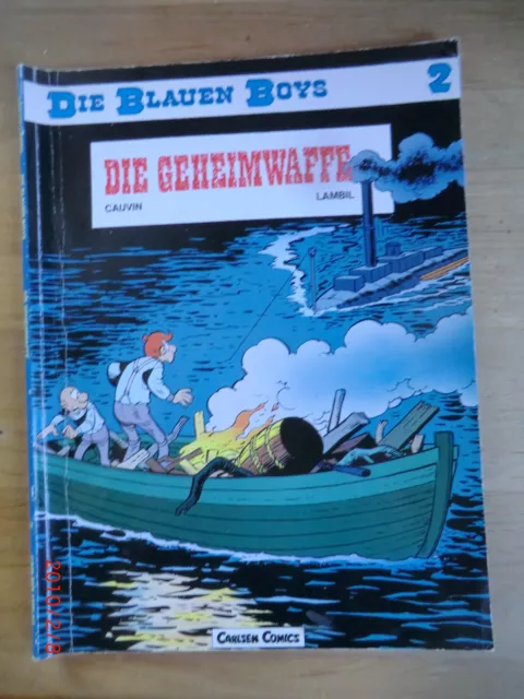 Die Blauen Boys Band 2 DIE GEHEIMWAFFE Carlsen Comic   Cauvin / Lambil