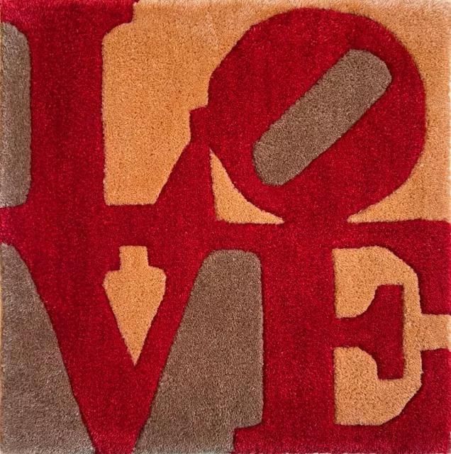 ROBERT INDIANA ● Fall LOVE ● zertifiziertes, drucksigniertes Wolle Multiple