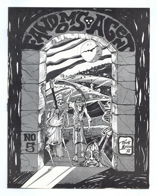 Fandom's Agent Fanzine #5 FN 6.0 1968