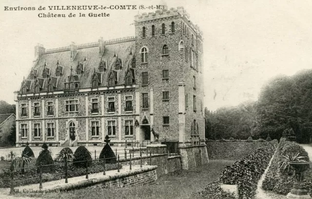 *23497 cpa approx. de Villeneuve le Comte - Château de la Guette