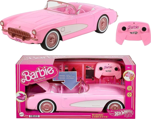 BARBIE CONVERTIBLE RC Car Toy State Working Excellent Condition