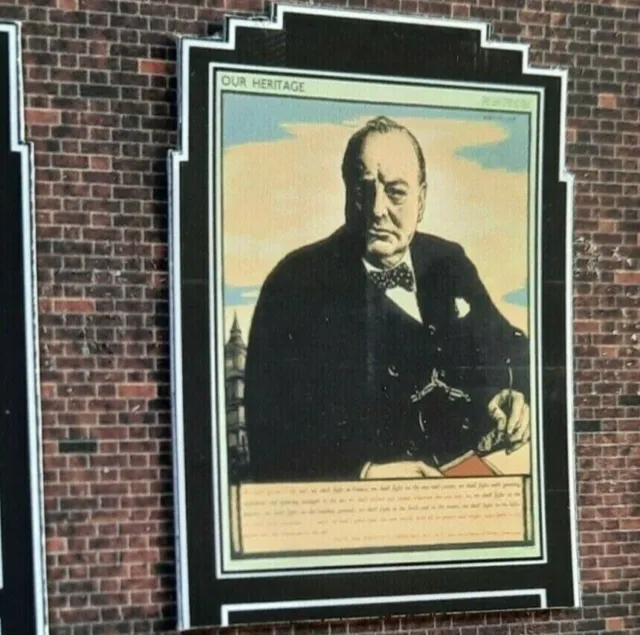 Oo Gauge Billboard Decal Kit Ww2 Winston Churchill War Propaganda