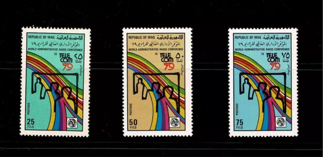 World Telecommunication Day/Telecom 79 Geneva,Full Set Of 3 Stamps Mnh.