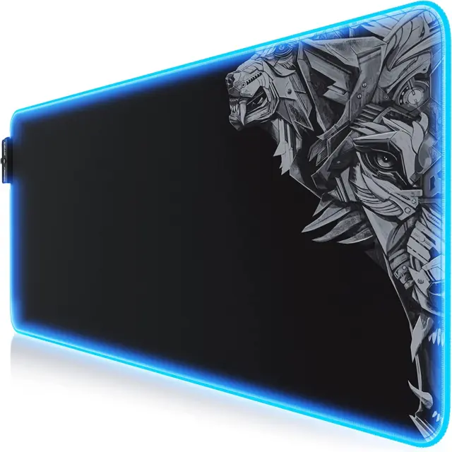 TITANWOLF - Tapis de Souris Gamer étoiles Bleues 900x400mm - sous