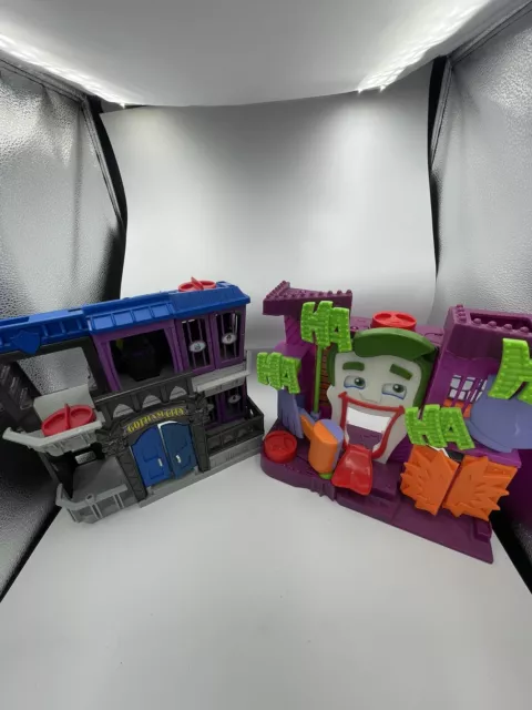 BATMAN - JOKER & Gotham City  Playset by Imaginext (No Figures) VGC