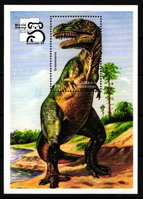 Grenada Grenadines Block 433 Mint Dinosaur #JA232