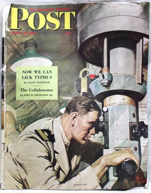 The Saturday Evening Post Magazine 22 April 1944 Wwii News Current Events