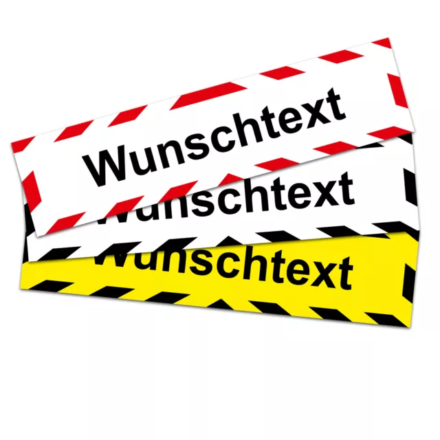 Autoautkleber mit Wunschtext Baustellenfahrzeug LKW Achtung Überlänge Sticker