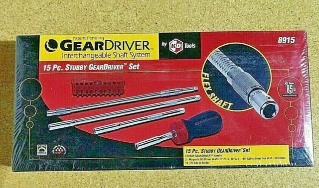 Greardriver Interchangeable Shaft Systema 15 Pc Stubby Set