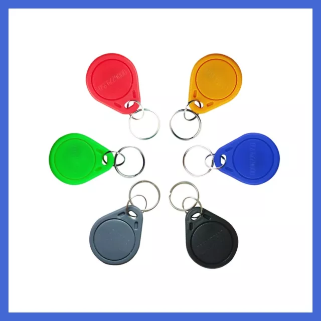 20PCS EM 4100/4102 Keychains 125Khz RFID Proximity ID Card Token Tags Key Fobs