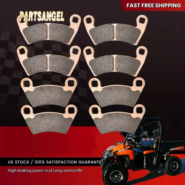 Front & Rear Sintered Brake Pads For Polaris Ranger XP 900 Severe Duty 2013-2019