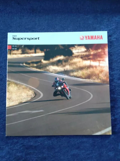 Yamaha YZF-R1 YZF-R6 Supersport Prospekt 2004