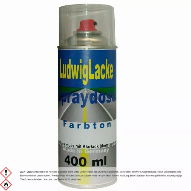 Bombe de Peinture Voiture Set IN Bleu Kyanos Ackgq pour Citroen & Vernis A 400ml 3